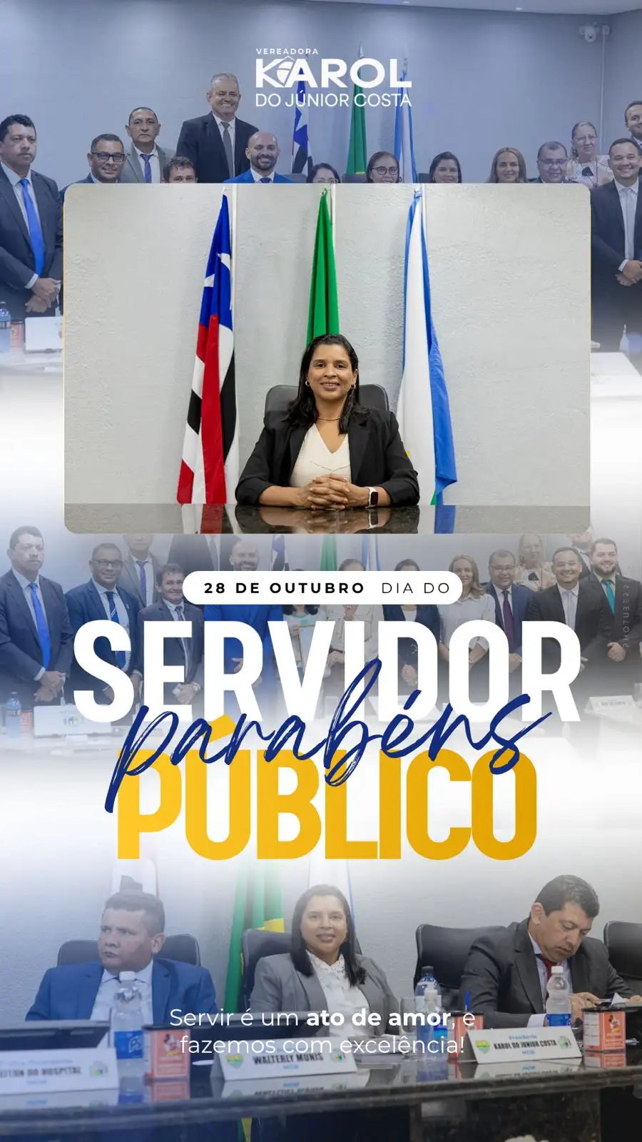 PARABÉNS SERVIDOR PUBLICO DE COLINAS
